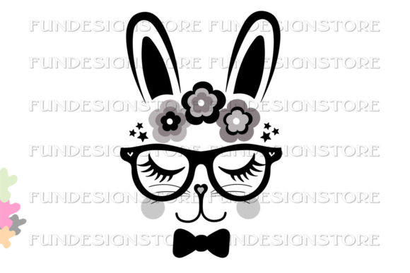 Download Cool Bunny Face Head Design,clipart,PNG - Premium Resources