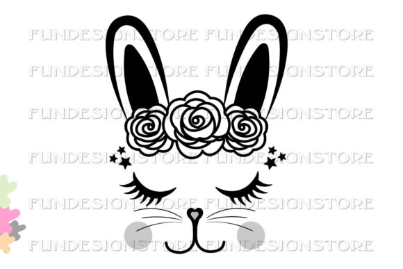 Download Cool Bunny Face Head Design,clipart,PNG - Premium Resources