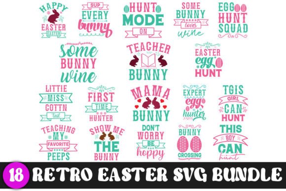 Download Retro Easter Svg. Quotes Svg Bundle, - Premium Resources